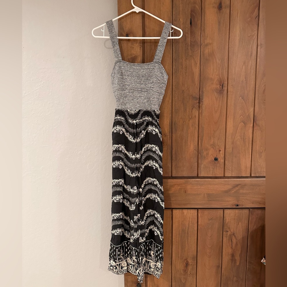 Lilka for Anthropologie grey jumpsuit, size XS